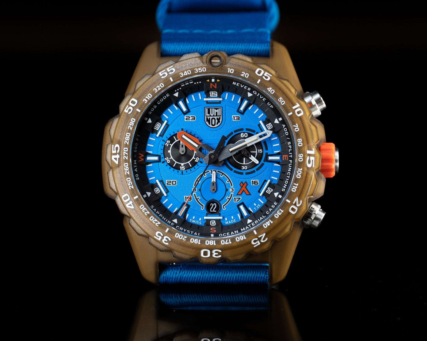 Luminox Bear Grylls Survival Master #tide Chronograph Series 3743.ECO Luminox