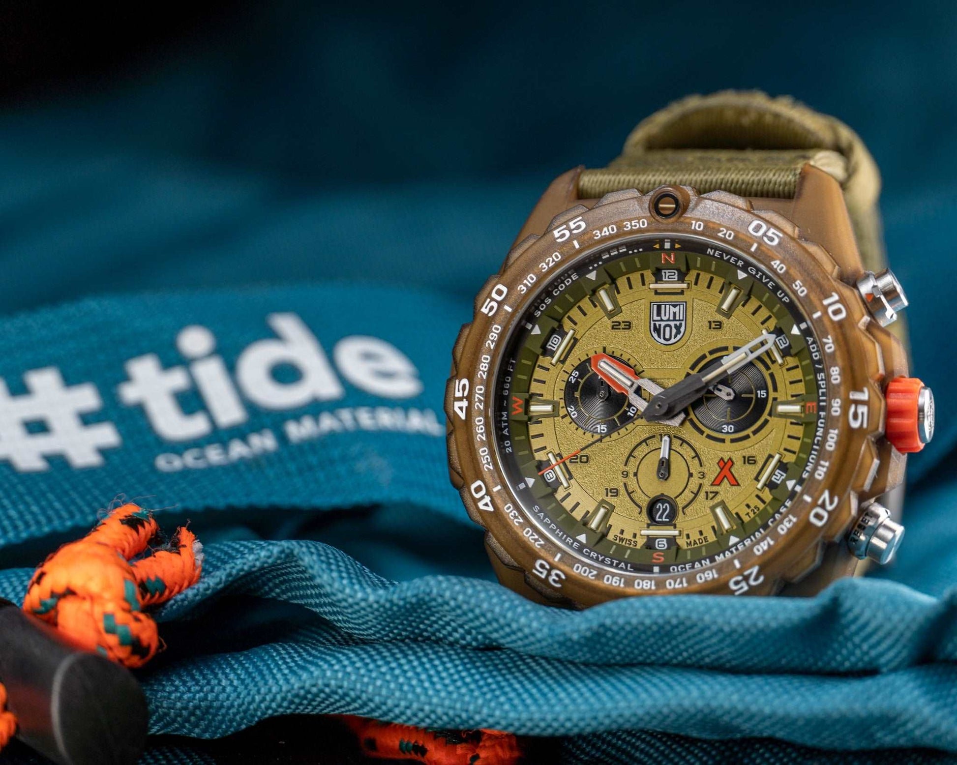 Luminox Bear Grylls Survival Master #tide Chronograph Series 3757.ECO Luminox