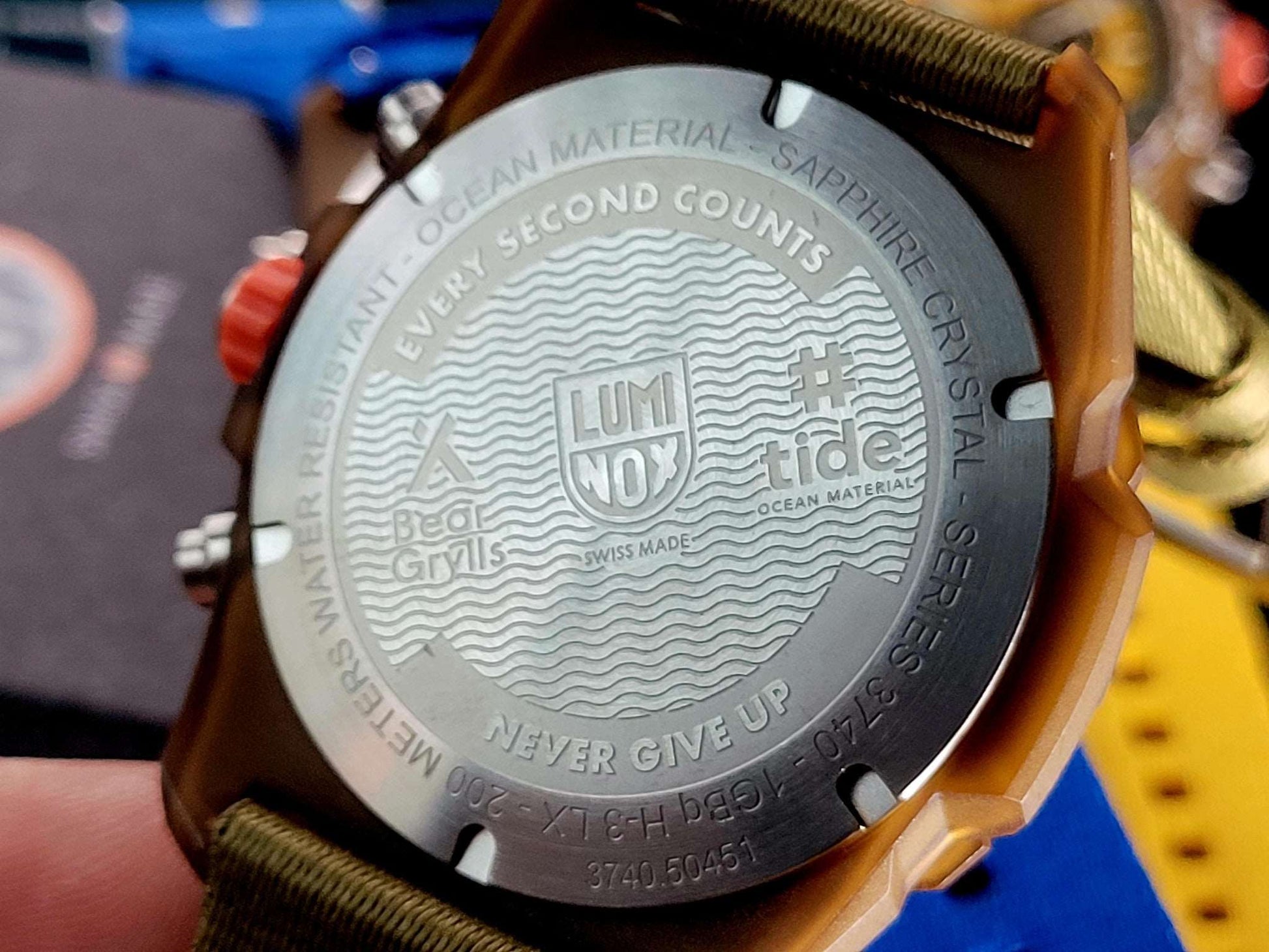 Luminox Bear Grylls Survival Master #tide Chronograph Series 3745.ECO Luminox