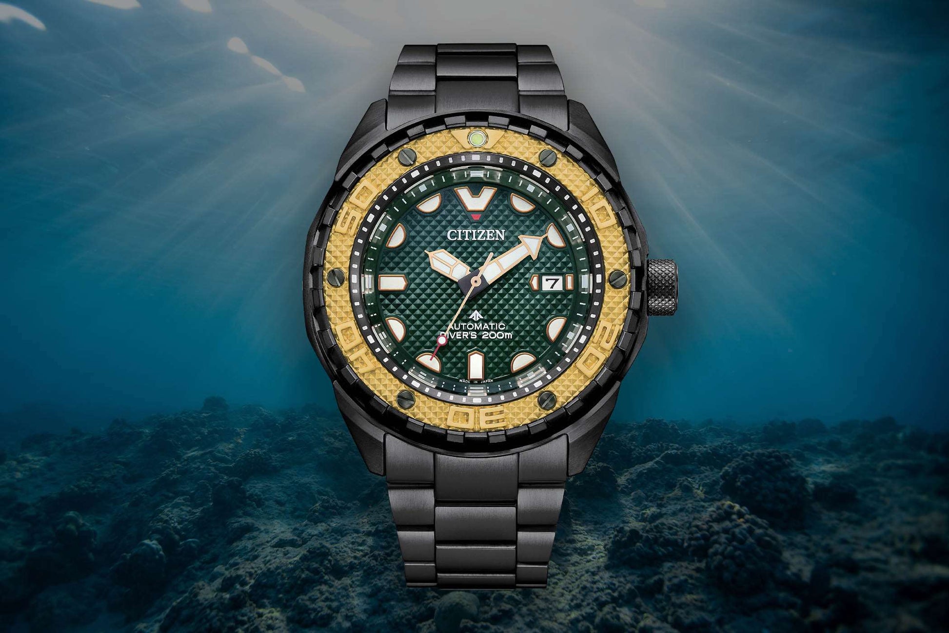 Citizen Promaster Automatic Green Anaconda Limited Edition Super Titanium™ NB6008-82X Citizen