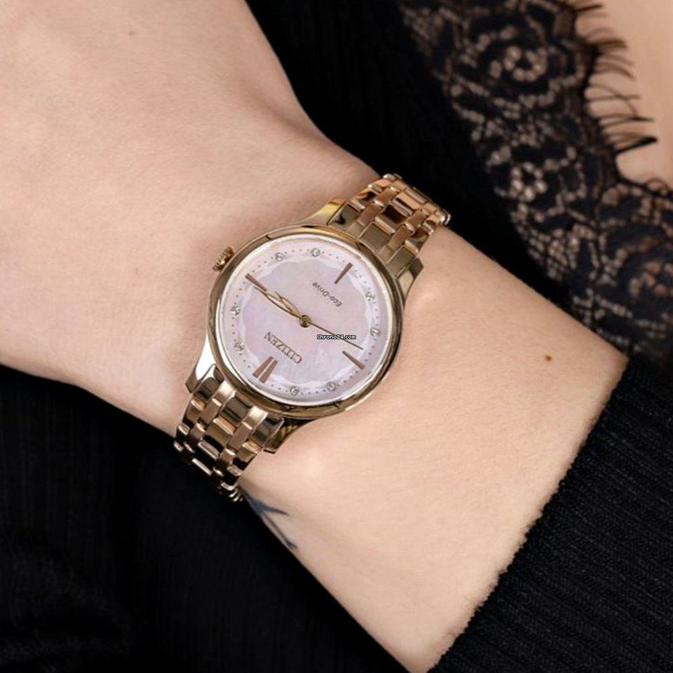 Citizen Eco-Drive Ladies Stainless Steel Watch EM0893-87Y Citizen