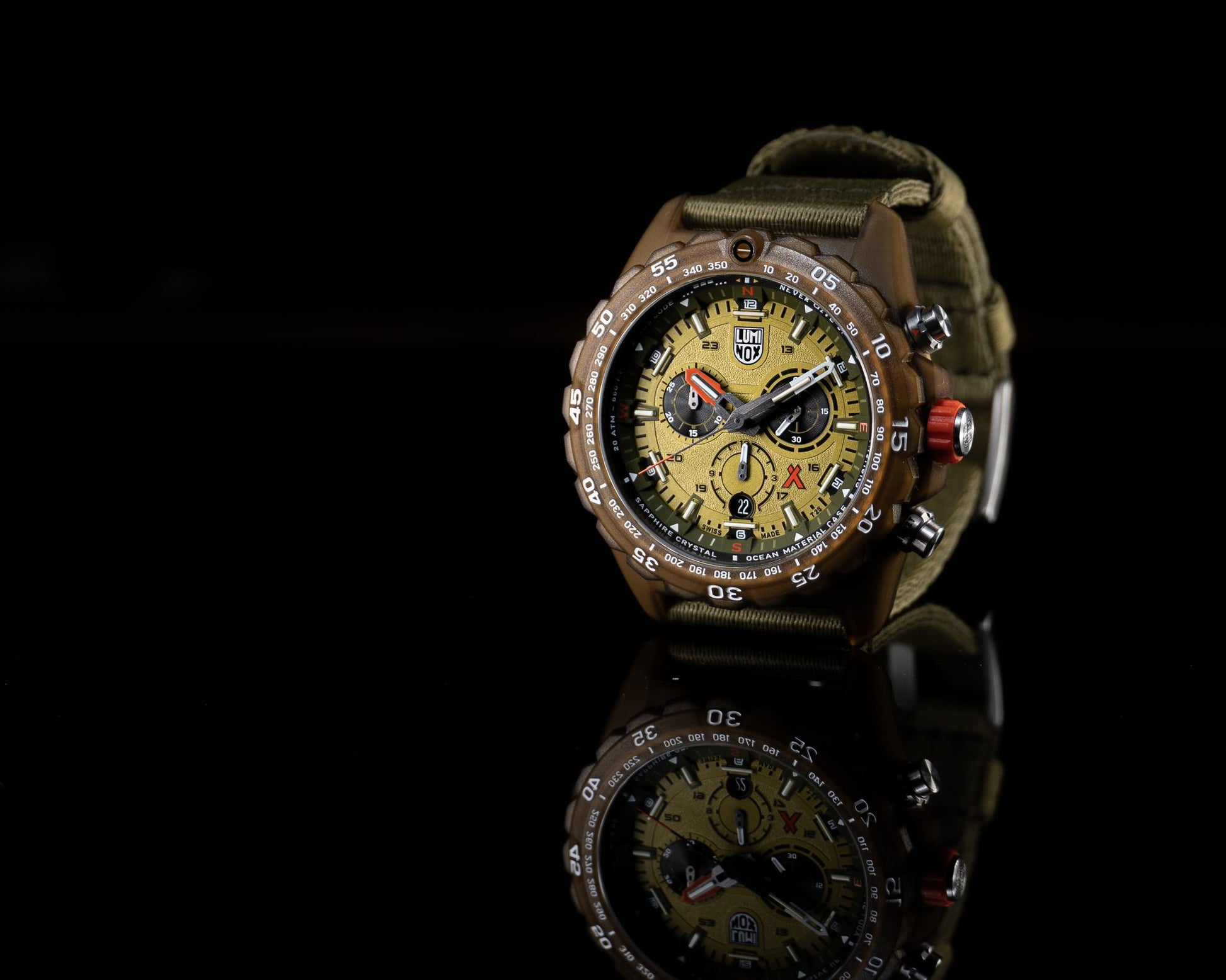 Luminox Bear Grylls Survival Master #tide Chronograph Series 3757.ECO Luminox