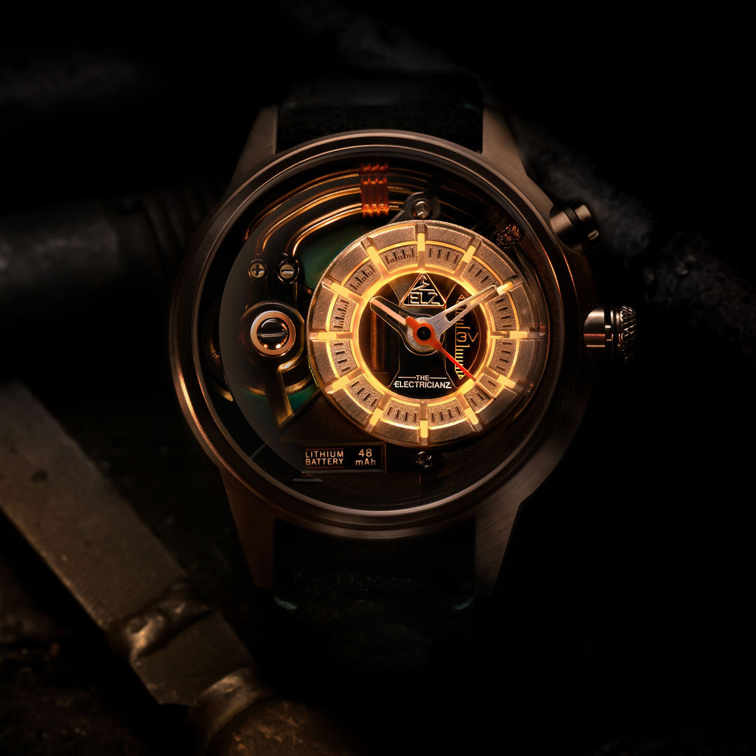Electricianz Cazino Rose Gold Green Electricianz