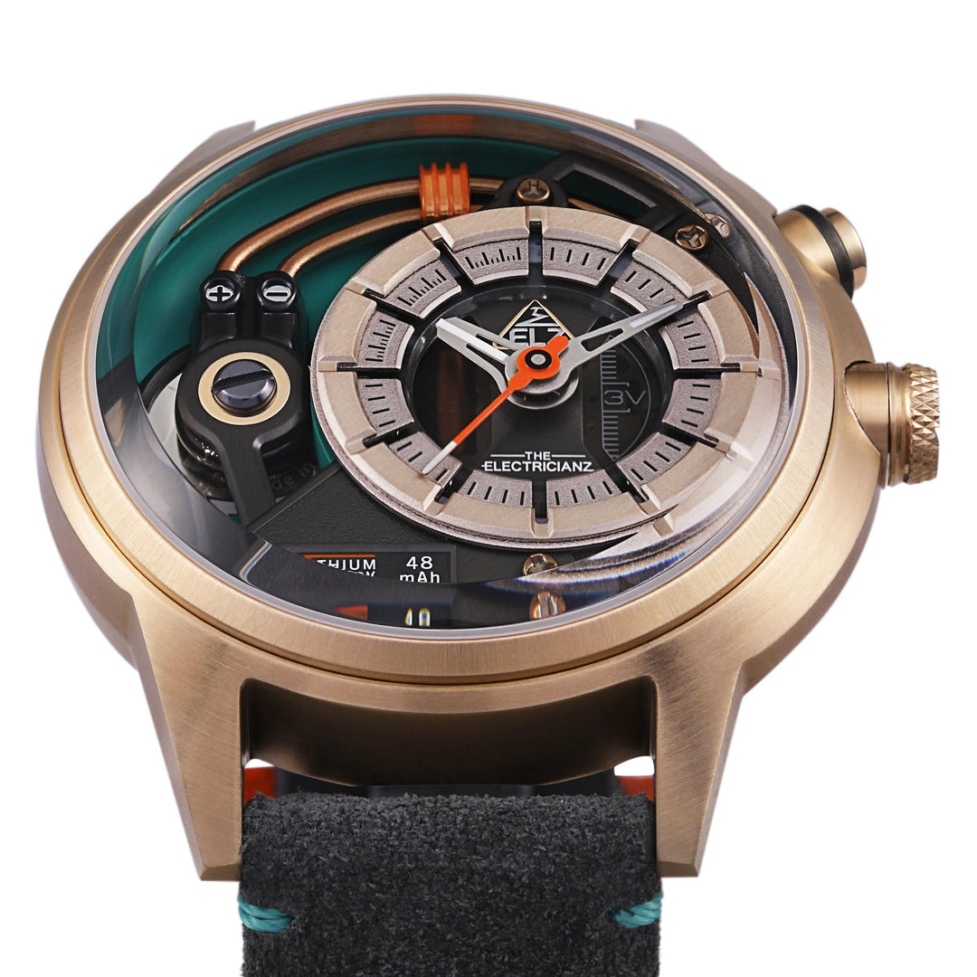 Electricianz Cazino Rose Gold Green Electricianz