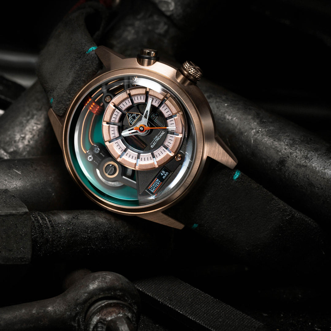Electricianz Cazino Rose Gold Green Electricianz