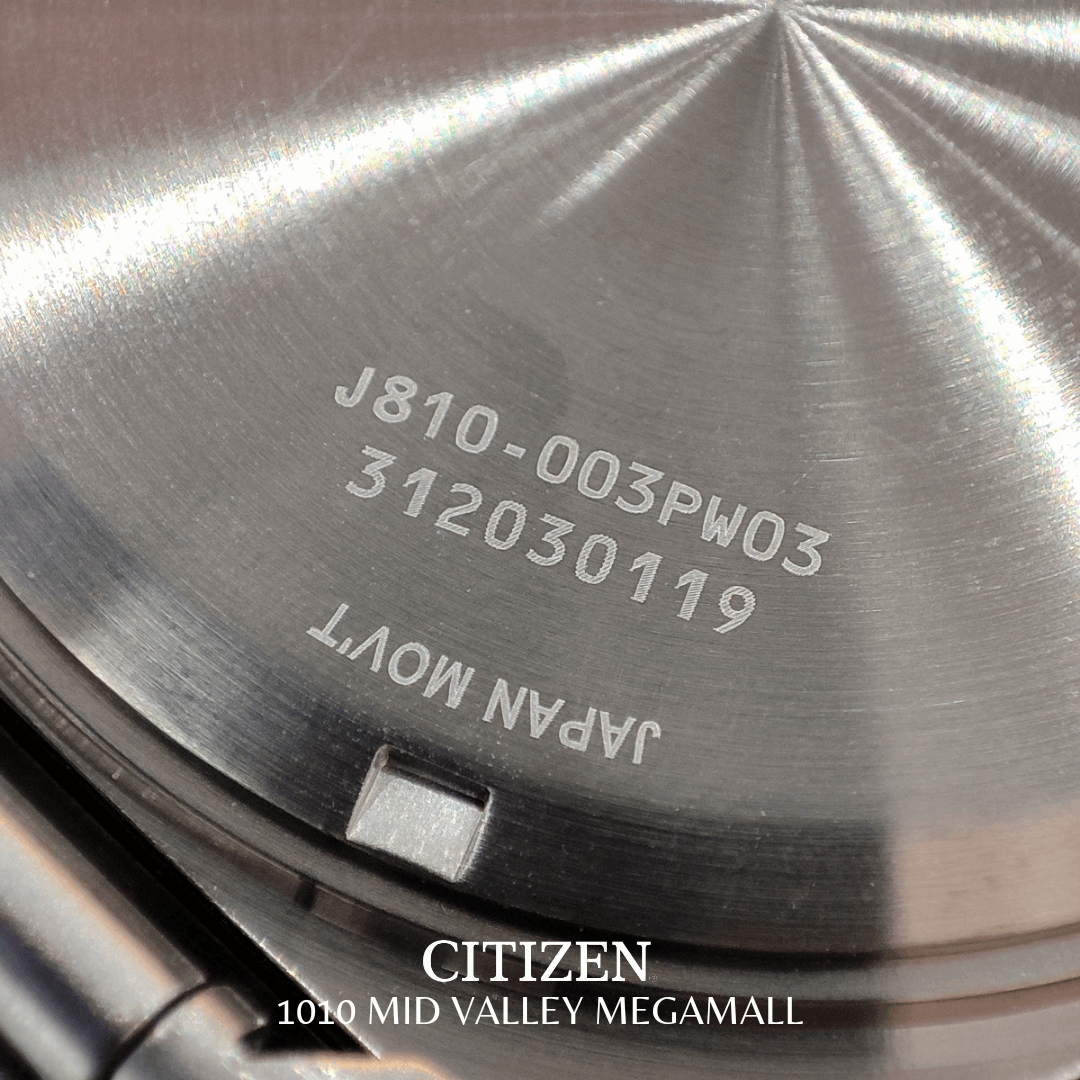 Citizen eco drive sales watch serial number