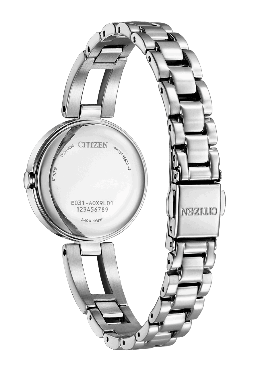 Citizen Eco-Drive Ladies Stainless Steel Watch EM0801-85X Citizen